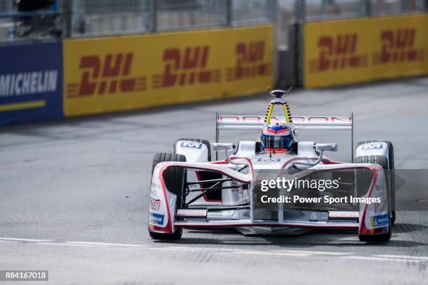 Neel Jani of Switzerland from DRAGON competes in the Formula E Qualifying Session 1 during Formula E on December 2, 2017 in Hong Kong, Hong Kong.