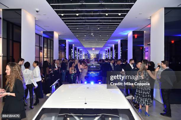 View of the the 2017 amfAR generationCURE Holiday Party on December 1, 2017 in New York City.