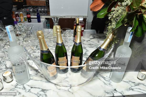 View of the the 2017 amfAR generationCURE Holiday Party on December 1, 2017 in New York City.