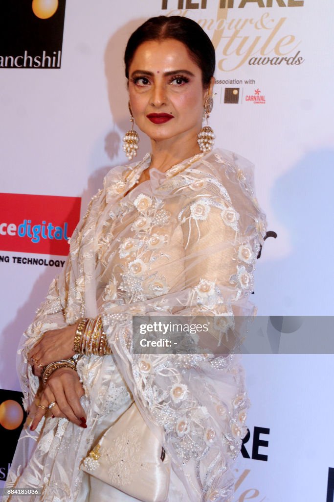 Deepa Rekha Indian Bollywood actress Rekha poses for a photograph during the ...