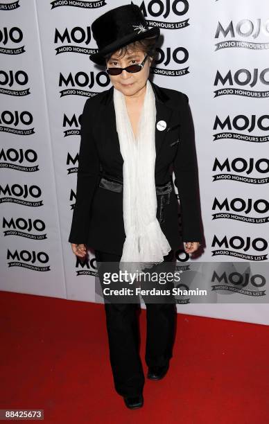 Yoko Ono attends the 2009 MOJO Honours List at The Brewery on June 11, 2009 in London, England.