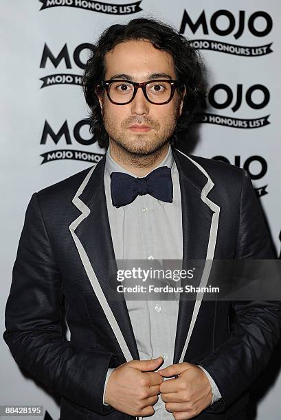 Sean Lennon attends the 2009 MOJO Honours List at The Brewery on June 11, 2009 in London, England.