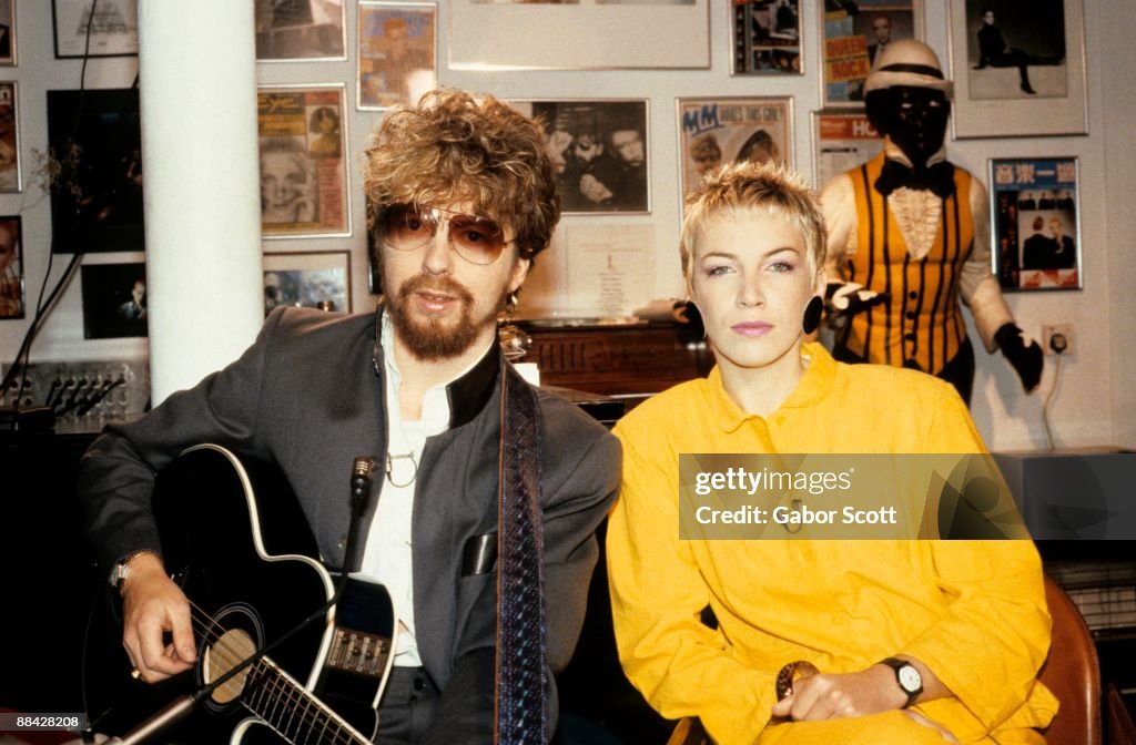 Photo of Annie LENNOX and Dave STEWART and EURYTHMICS