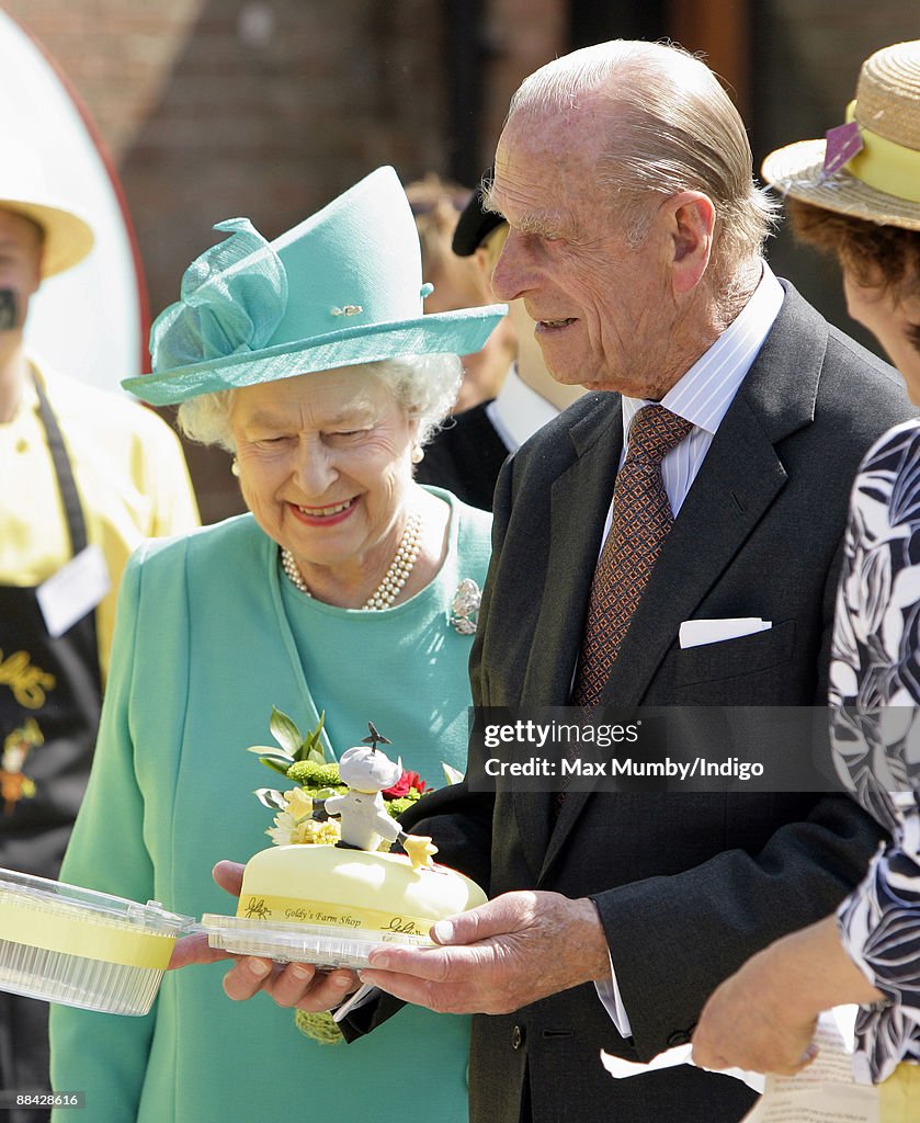 Her Majesty The Queen And Duke Of Edinburgh Visit Dorset