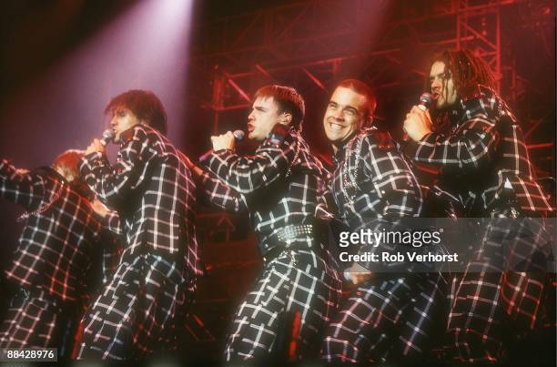 Photo of Robbie Williams and Take That live at Ahoy, 1994