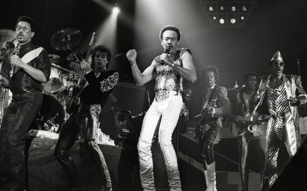 Photo of EARTH WIND & FIRE and Maurice WHITE, Maurice White performing on stage
