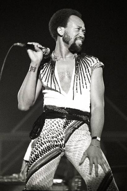 Photo of EARTH WIND & FIRE and Maurice WHITE, Maurice White performing on stage