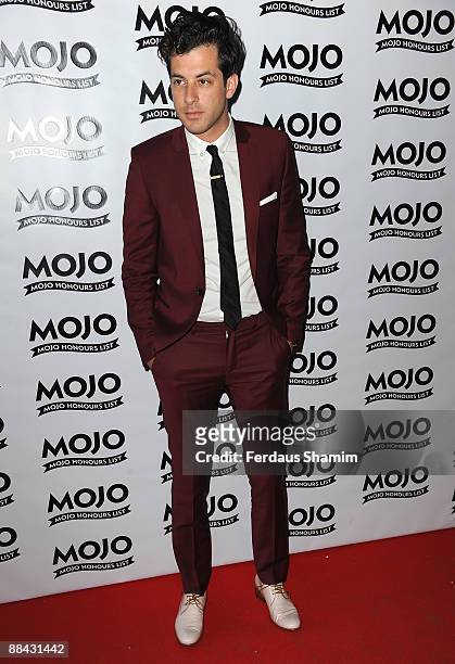 Producer Mark Ronson attends the 2009 MOJO Honours List at The Brewery on June 11, 2009 in London, England.