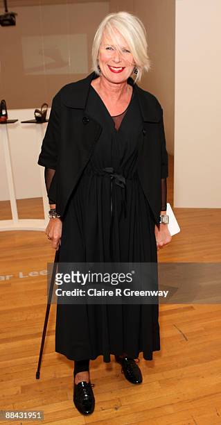Designer Betty Jackson attends the Royal College of Art Summer Fashion Show Gala at Royal College of Art on June 11, 2009 in London, England.