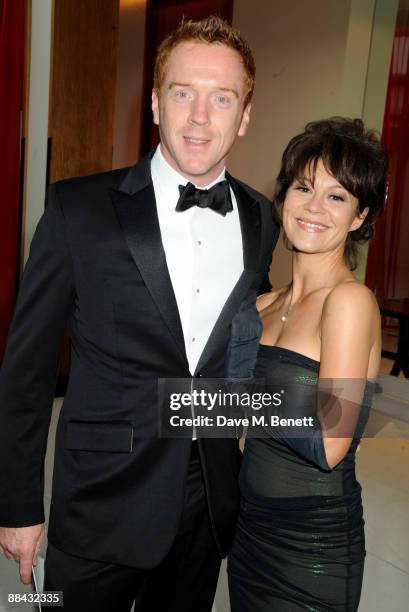 Damien Lewis and Helen McCrory attend the Shooting Stars in Desert Nights Benefit 2009 Party hosted by Samuel L. Jackson in aid of the Samuel L....