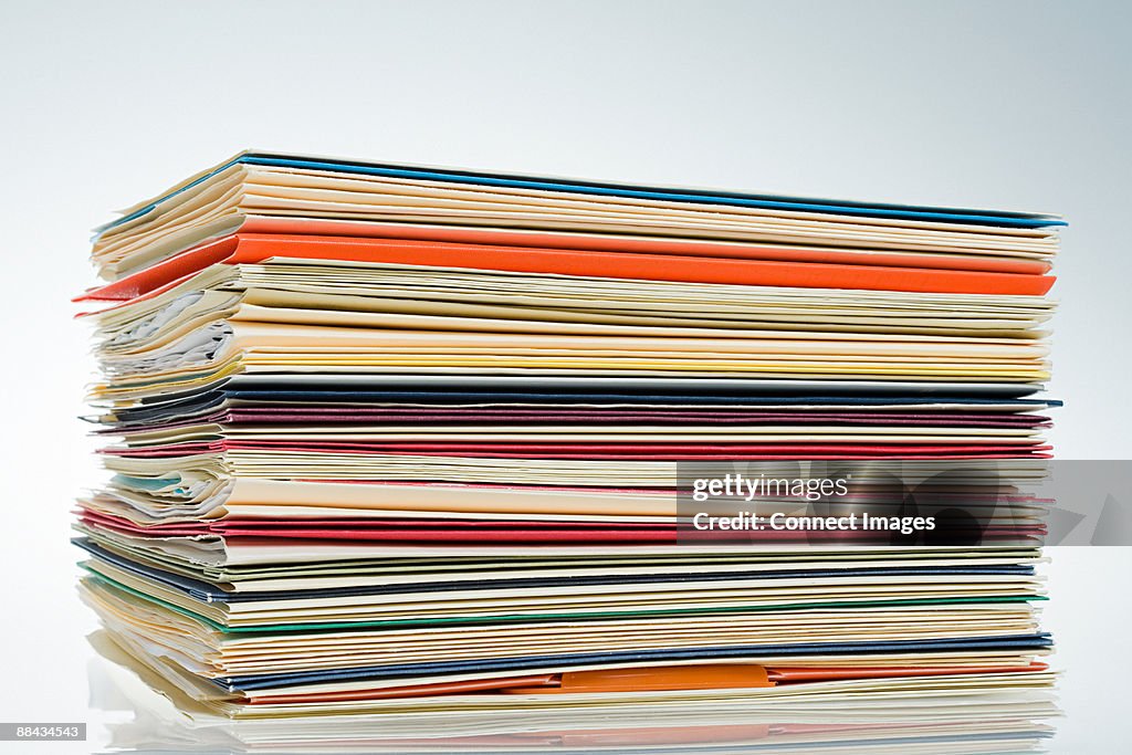 Stack of files