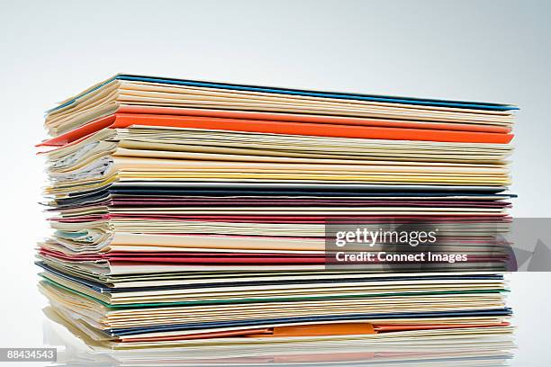 Stack Of Files Isolated Photos and Premium High Res Pictures - Getty Images