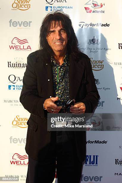 Alice Cooper attends the Shooting Stars in Desert Nights Charity Benefit at The Hurlingham Club on June 11, 2009 in London, England.