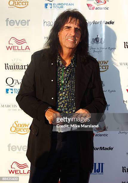 Alice Cooper attends the Shooting Stars in Desert Nights Charity Benefit at The Hurlingham Club on June 11, 2009 in London, England.