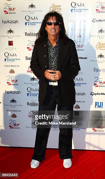 Alice Cooper attends the Shooting Stars in Desert Nights Charity Benefit at The Hurlingham Club on June 11, 2009 in London, England.