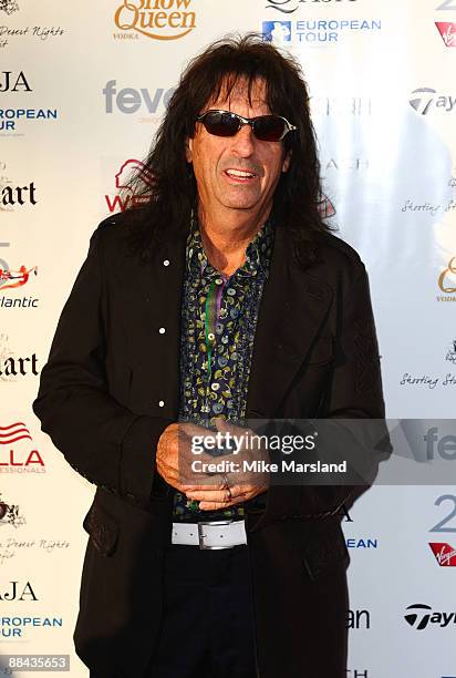 Alice Cooper attends the Shooting Stars in Desert Nights Charity Benefit at The Hurlingham Club on June 11, 2009 in London, England.