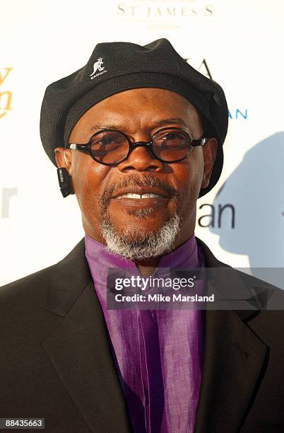 Samuel L. Jackson attends the Shooting Stars in Desert Nights Charity Benefit at The Hurlingham Club on June 11, 2009 in London, England.