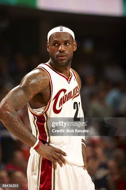 Playoffs: Cleveland Cavaliers LeBron James during Game 5 vs Orlando Magic. Cleveland, OH 5/28/2009 CREDIT: Bob Rosato