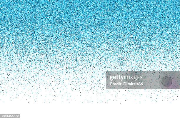 ilustraciones, imágenes clip art, dibujos animados e iconos de stock de fondo degradado de vector azul brillo - blue glitter