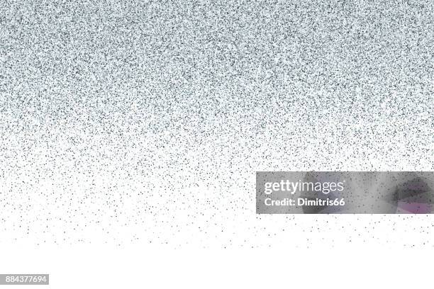 silver vector glitter gradient background - silver metal stock illustrations