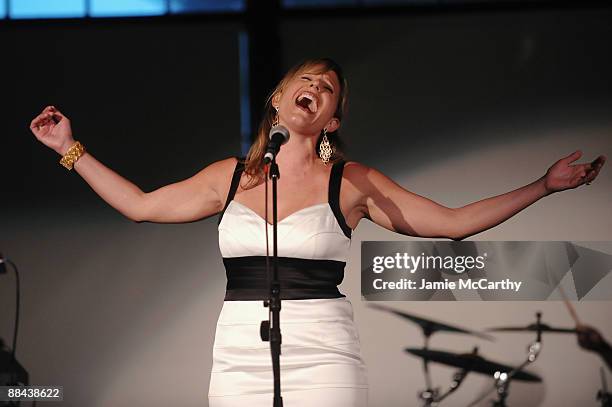 Singer Kristy Cates attends the 8th Annual Jed Foundation Gala at Guastavino's on June 11, 2009 in New York City.