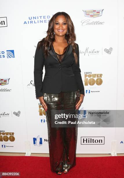 Former Pro Boxer Laila Ali attends Ebony Magazine's Ebony's Power 100 gala at The Beverly Hilton Hotel on December 1, 2017 in Beverly Hills,...