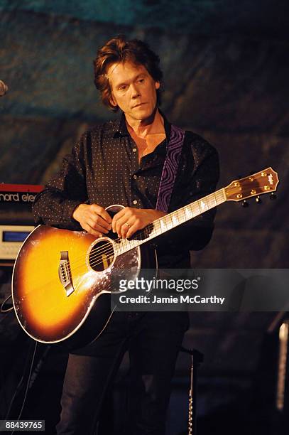 Actor/singer Kevin Bacon performs on stage at the 8th Annual Jed Foundation Gala at Guastavino's on June 11, 2009 in New York City.