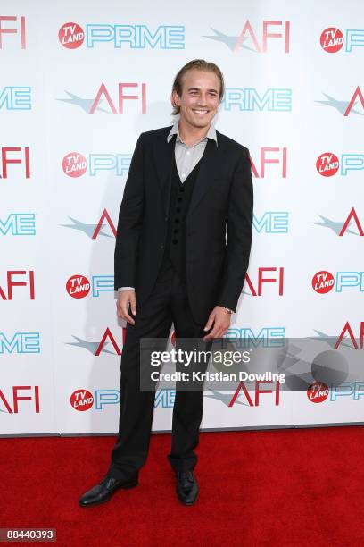 Actor Jesse Johnson arrives at AFI Lifetime Achievement Award: A Tribute to Michael Douglas held at Sony Pictures Studios on June 11, 2009 in Culver...