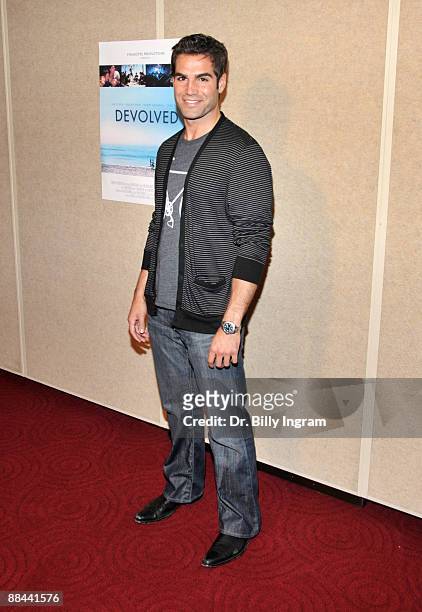 Actor Jordi Vilasuso arrives at the special screening of "Devolved" at the AMPAS Samuel Goldwyn Theater on June 11, 2009 in Beverly Hills, California.