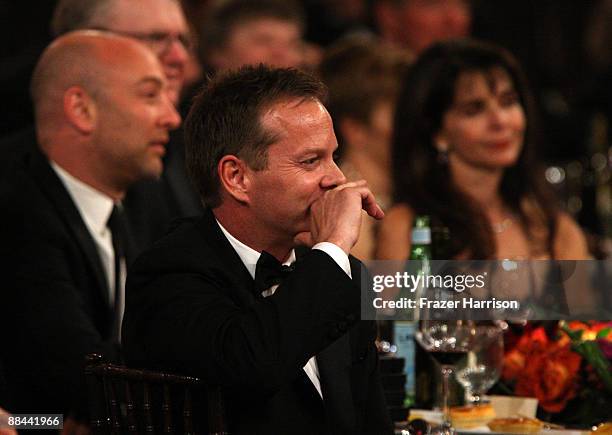 Actor Kiefer Sutherland in the audience during the AFI Lifetime Achievement Award: A Tribute to Michael Douglas held at Sony Pictures Studios on June...