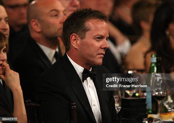 Actor Kiefer Sutherland in the audience during the AFI Lifetime Achievement Award: A Tribute to Michael Douglas held at Sony Pictures Studios on June...