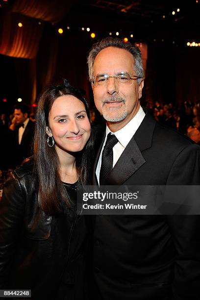 Alexandra Avnet and Chairman AFI board of directors Jon Avnet during the AFI Lifetime Achievement Award: A Tribute to Michael Douglas held at Sony...