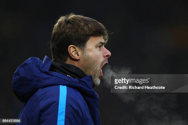 Mauricio Pochettino, Manager of Tottenham Hotspur during the Premier League match between Watford and Tottenham Hotspur at Vicarage Road on December...