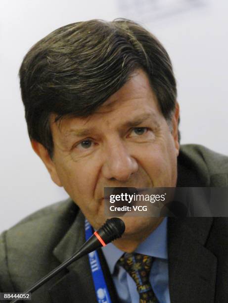 Roberto Egydio Setubal, President & CEO of Ita¨² Unibanco Banco Multiplo S/A, attends the 2009 IIF Spring Membership Meeting which is co-hosted by...