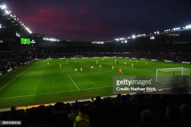 General view of the iPro stadium during the Sky Bet Championship match between Derby County and Burton Albion at iPro Stadium on December 2, 2017 in...