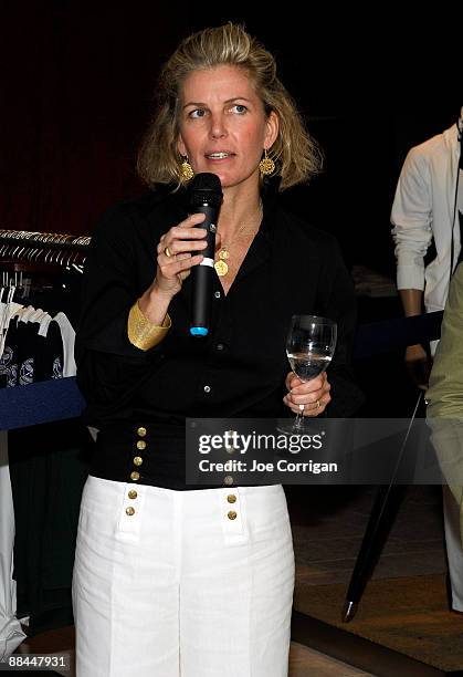 Joy Herfel President, Polo Ralph Lauren Menswear at Polo Ralph Lauren Corporation attends the opening of the Polo Ralph Lauren shop at Bloomingdale's...
