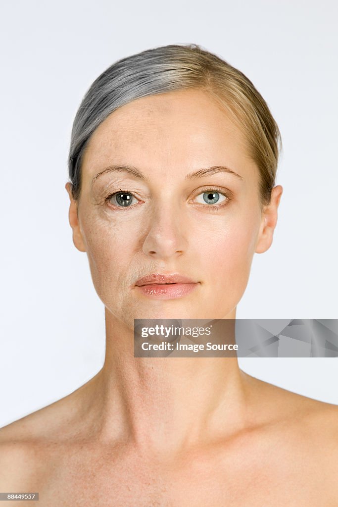 Woman aging