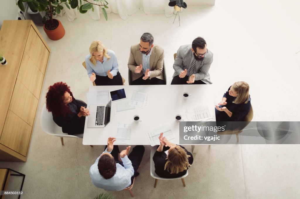 Business People On Meeting
