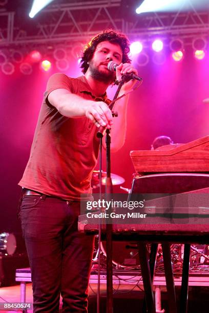 Musician Michael Angelakos of Passion Pit performs in concert during the 2009 Bonnaroo Music and Arts Festival on June 11, 2009 in Manchester,...