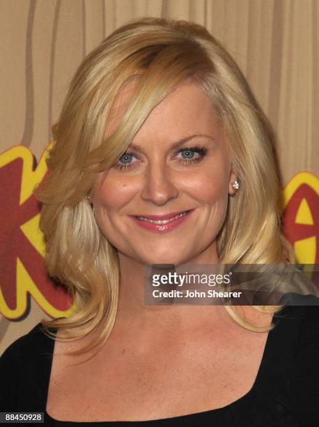 Actress Amy Poehler arrives at the celebration for the premiere episode of "Parks & Recreation" at MyHouse on April 9, 2009 in Hollywood, California.