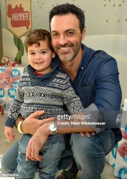 Conrad Scott and Reid Scott at the 7th Annual Santa's Secret Workshop benefiting LA Family Housing at Andaz on December 2, 2017 in West Hollywood,...