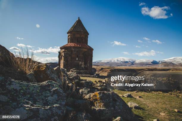 ani ruins - kars stock pictures, royalty-free photos & images