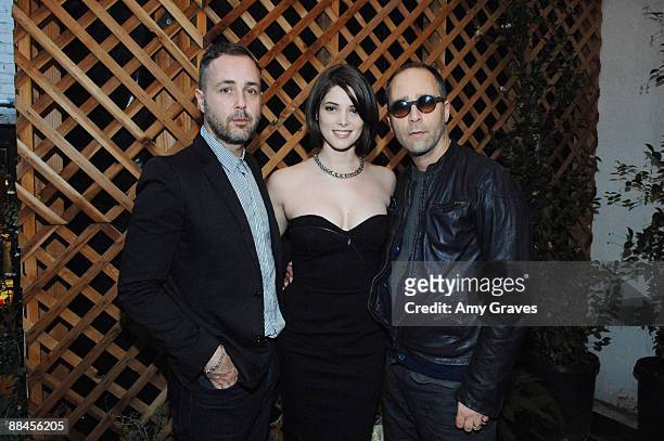 Steven Cox, Ashley Greene and Daniel Silver at the Florsheim By Duckie Brown Event at Confederacy on June 11, 2009 in Los Angeles, California.