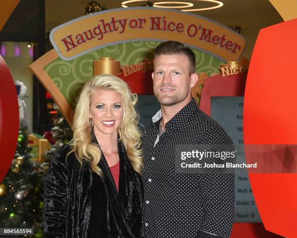 Flip or Flop Vegas' Stars Aubrey and Bristol Marunde visit HGTV Santa HQ at Los Cerritos Centeron December 1, 2017 in Los Angeles, California.