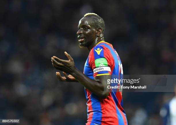 Mamadou Sakho of Crystal Palace during the Premier League match between West Bromwich Albion and Crystal Palace at The Hawthorns on December 2, 2017...
