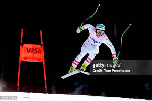Vincent Kriechmayr of Austria competes in the Audi Birds of Prey World Cup Men's Downhill on December 2, 2017 in Beaver Creek, Colorado.