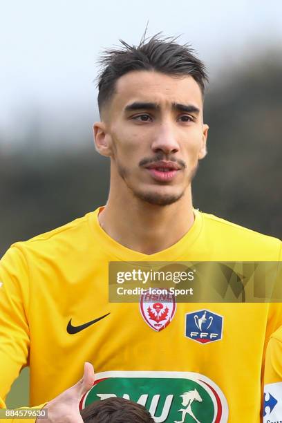 Yanis Barka of Nancy during the French Cup match between Rungis and Nancy on December 2, 2017 in Bonneuil-sur-Marne, France.