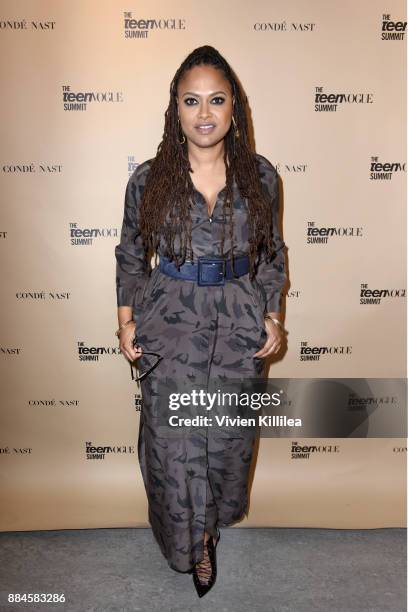 Ava DuVernay attends The Teen Vogue Summit LA: Keynote Conversation with A Wrinkle In Time director Ava Duvernay and actresses Rowan Blanchard and...