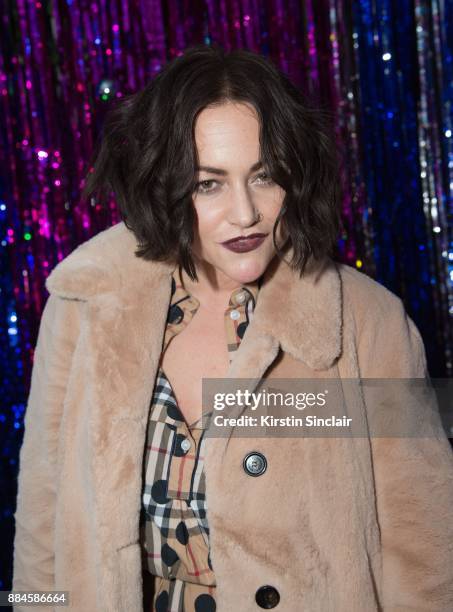 Jaime Winstone attends the Burberry x Cara Delevingne Christmas Party on December 2, 2017 in London, England.