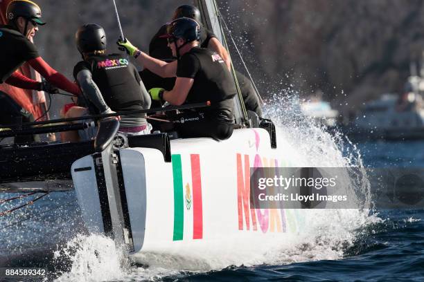 Extreme Team Mexico, skippered by Erik Brockmann and his Team mates Chris Taylor,Alex Higby ,Tom Buggy Armando NoriegaMartin Evansduring the Extreme...